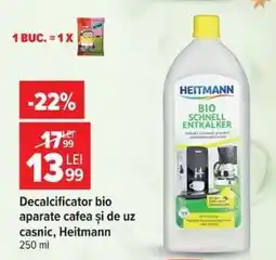 Carrefour Decalcificator bio aparate cafea și de uz casnic, Heitmann Ofertă