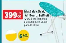 Carrefour Masă de călcat, Air Board, Leifheit Ofertă