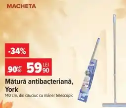 Carrefour Mătură antibacteriană, York Ofertă