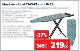 Carrefour Masă de călcat 124X43 cm, LINEA Ofertă