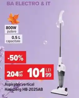 Carrefour Aspirator vertical Hausberg HB-2025AB Ofertă