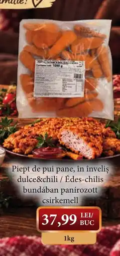 CBA Piept de pui pane, în înveliş dulce&chili Ofertă