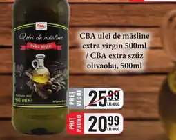 CBA Cba ulei de măsline extra virgin Ofertă