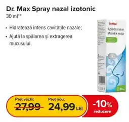 Dr.Max Dr. Max spray nazal izotonic Ofertă