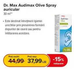 Dr.Max Dr. Max Audimax Olive Spray auricular Ofertă