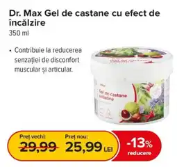 Dr.Max Dr. Max Gel de castane cu efect de încălzire Ofertă