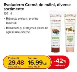 Dr.Max Evoluderm cremă de mâini, diverse sortimente Ofertă