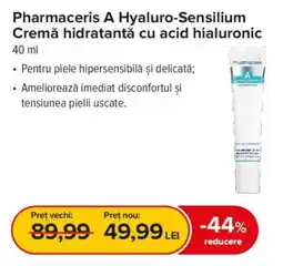 Dr.Max Pharmaceris A Hyaluro-Sensilium Cremă hidratantă cu acid hialuronic Ofertă