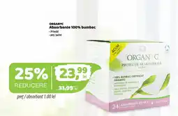 La Doi Pasi Organyc absorbante 100% bumbac Ofertă
