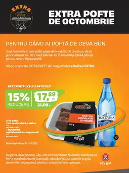 La Doi Pasi City Grill tort de ciocolată și visine Ofertă