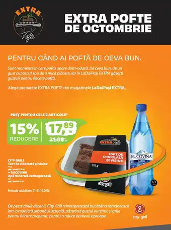 City Grill tort de ciocolată și visine