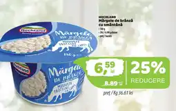 La Doi Pasi Hochland mărgelă de brânză cu smântână Ofertă