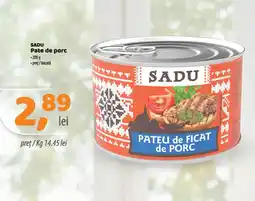 La Doi Pasi Sadu pate de porc Ofertă