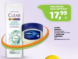 La Doi Pasi Clear şampon + vaseline original Ofertă