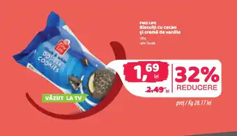 Fine Life biscuiti cu cacao si cremă de vanilie