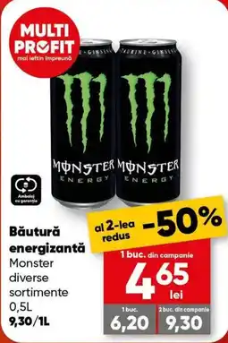 PROFI Monster energizantă diverse sortimente Ofertă