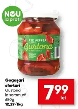 PROFI Gustona gogoșari sferturi în saramură Ofertă