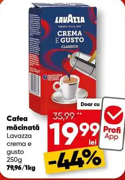 PROFI Lavazza cafea măcinată crema e gusto Ofertă