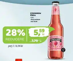La Doi Pasi Strongbow Cidru Ofertă