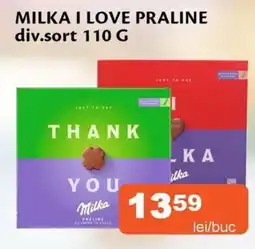 Unicarm Milka i love praline Ofertă
