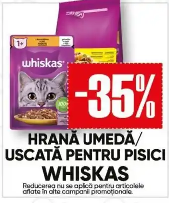 Whiskas hrană umedă/uscătă pentru pisici