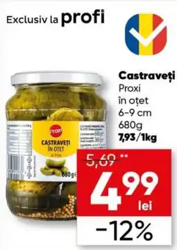 PROFI Proxi castraveți în oțet Ofertă