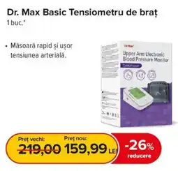 Dr.Max Dr. Max Basic Tensiometru de braț Ofertă