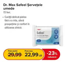 Dr.Max Dr. Max Safeel șervețele umede Ofertă
