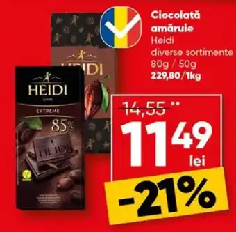 Ciocolată amăruiere Heidi