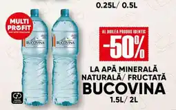 PROFI Bucovina apa minerala naturala/fructata Ofertă