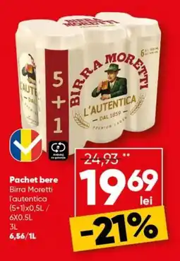 PROFI Birra Moretti l'autentica Ofertă