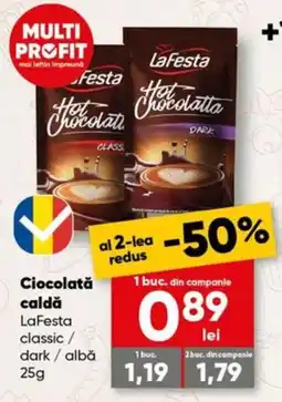 PROFI LaFesta ciocolata caldă classic / dark / albă Ofertă