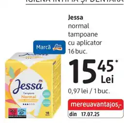 DM Jessa tampon normal cu aplicator Ofertă
