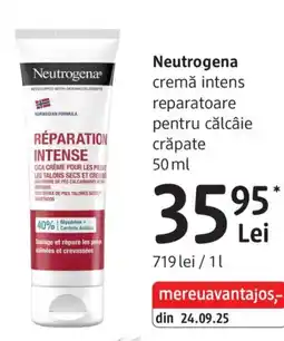 DM Neutrogena cremă intens reparatoare pentru călcâie crăpate Ofertă