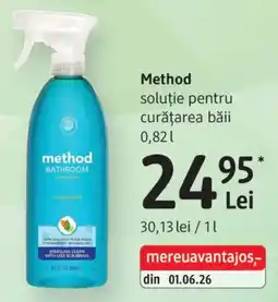 DM Method soluție pentru curățarea băii Ofertă