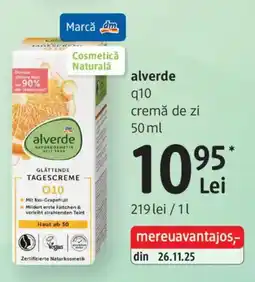 DM Alverde q10 cremă de zi Ofertă