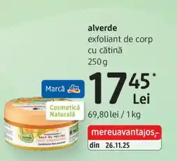 DM alverde exfoliant de corp cu cățină Ofertă