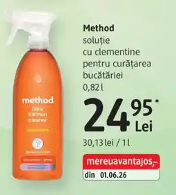 DM Method soluţie cu clementine pentru curățarea bucătăriei Ofertă