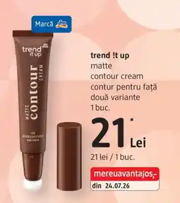 DM trend it up matte contour cream Ofertă