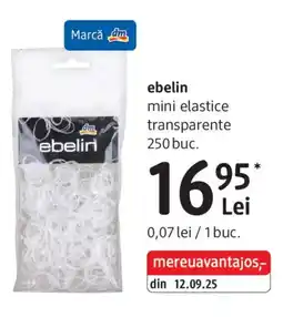 DM ebelin mini elastice transparente Ofertă