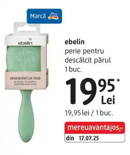 DM Ebelin perie pentru descâlcit părul Ofertă