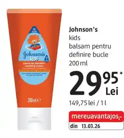 DM Johnson's kids balsam pentru definire bucle Ofertă