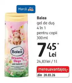 DM Balea gel de duș 4 în 1 pentru copii Ofertă