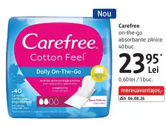 Carefree Cotton Feel Daily On-The-Go