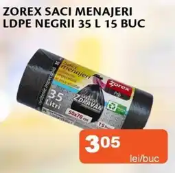 Unicarm Zorex saci menajeri Ofertă