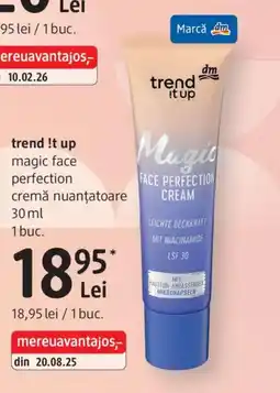DM trend it up magic face perfection cremă nuanțatoare Ofertă