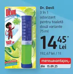 DM Dr Devil odorizant pentru toaletă Ofertă