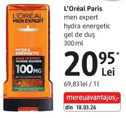 DM L'oreal men expert hydra energetic Ofertă
