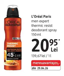 DM L'oreal men expert thermic resist deodorant spray Ofertă