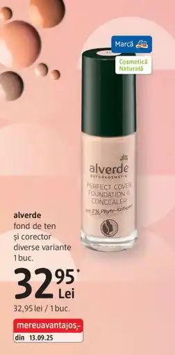 DM Alverde fond de ten si corector Ofertă